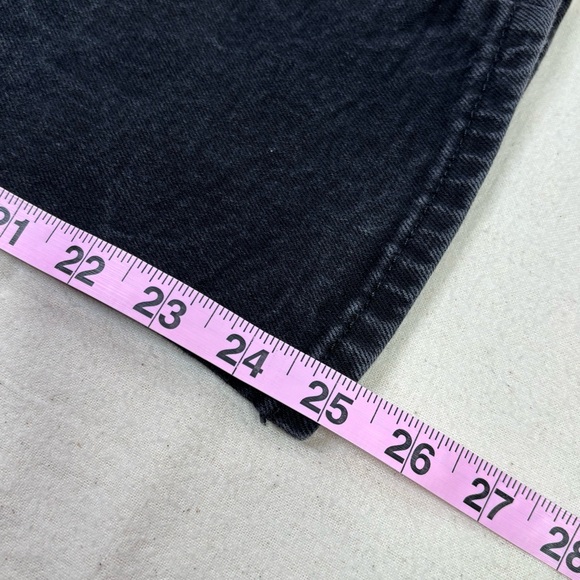 Old Navy Sky-Hi Straight Extra High Rise Jeans Size 10 Black Jack 28-29” Waist - Picture 11 of 12